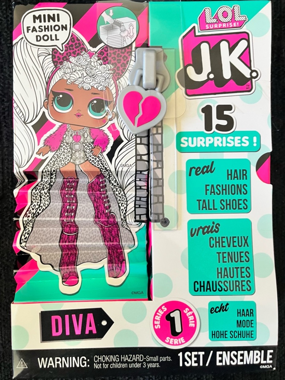L.O.L. Surprise! J.K. Diva Mini Fashion Doll -
